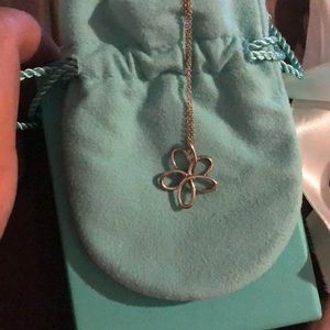 Tiffany & co silver daisy necklace